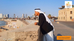  فيديو: مشهد تمثيلي للاجئ يزور مدينة يافا للمرّة الأولى 